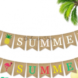 Flamenco Tira de la Bandera Decoración de Vacaciones