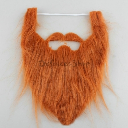 Maquillaje de Halloween Barba Falsa Marrón