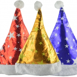 Sombrero de Paño Grueso y Suave con Adornos Navideños