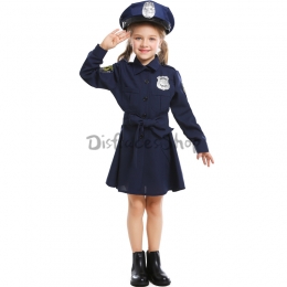 Disfraz de  Policía Uniforme Lindo para Niñas