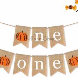 Calabaza UNO Tire de la Bandera Decoración de Vacaciones