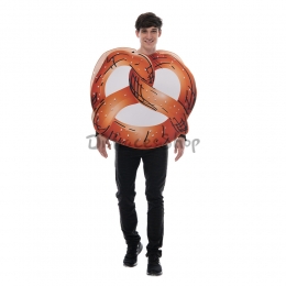 Disfraces de Esponja de Pretzel para Adultos Ropa de Halloween