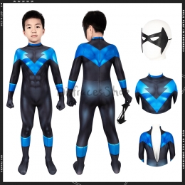 Disfraz de Batman con Capucha Roja Nightwing para Niños - Personalizado