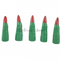 Decoraciones de Halloween Dedo Falso Verde