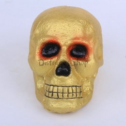Calavera de Oro de Imitación de Decoraciones de Halloween
