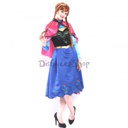 Disfraces Princesa Anna Elsa de Halloween Vestido