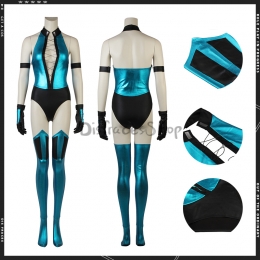 Disfraces de Anime Mortal Kombat Kitana Cosplay - Personalizado