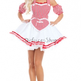 Disfraces Mucama Traje de Fiesta de Cerveza de Halloween Para Mujer