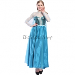 Disfraces Princesa Anna de Nieve y Hielo Vestido de Halloween