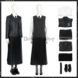 Disfraces de Miércoles Uniformes de Niñas Cosplay - Personalizado