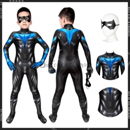 Disfraces de Niños Titanes Nightwing Impreso - Personalizado