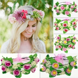 Diadema de Flores Decoraciones de Boda