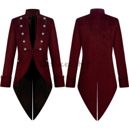 Disfraces de Esmoquin Medieval Punk Halloween para Hombres