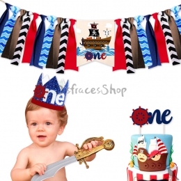 Tema Pirata Tire de la Bandera Decoración de Cumpleaños