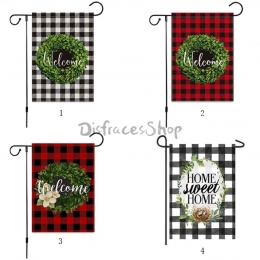 Patrón de Corona de Otoño Decoración de Vacaciones