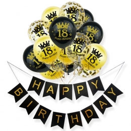 Incluidos con Bandera Globos de Cumpleaños