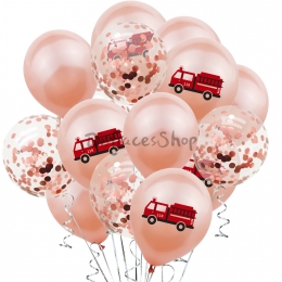 Impresión de Ambulancia de Globos de Cumpleaños
