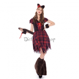 Disfraces Animal Uniforme de Zorro de Piel de Halloween