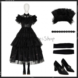 Disfraces de Wednesday Addams Vestido Formal Cosplay - Personalizado