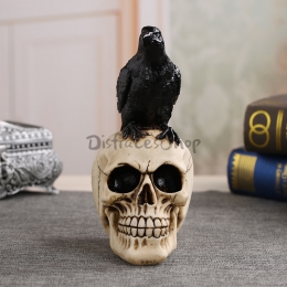 Adorno de Calavera de Cuervo Suministros de Halloween