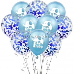 Dibujos Animados Bebé Elefante Globo Cumpleaños Decoración