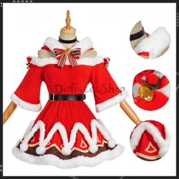 Disfraz de Cosplay de Navidad de Genshin Impact Barbara - Personalizado