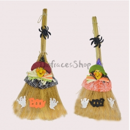 Decoraciones de Halloween Escoba Mágica