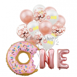 Donut Un Bebé de 1 Año Globos de Cumpleaños