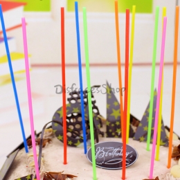 Velas Finas Cumpleaños Decoración