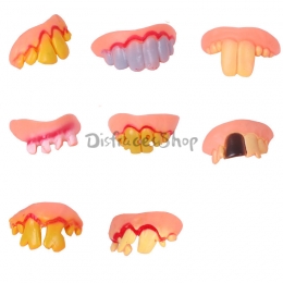 Decoraciones de Halloween Dentaduras de Vampiro Zombie