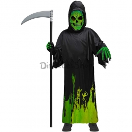 Disfraces de Miedo Muerte Cosplay de Halloween para Niños