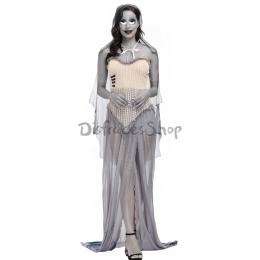 Disfraz Horror Fantasma Ropa Zombie Bride Victor Emily de Mujer