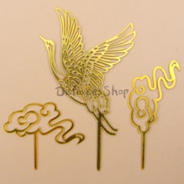 Tarjeta de Inserción de Pastel de Acrílico de Decoración de Cumpleaños