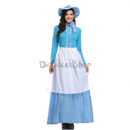 Disfraces Sirvienta Colonial de Halloween Vestido