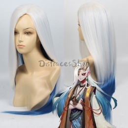 Pelucas Cosplay Onmyoji Blancas