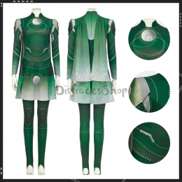 Disfraces de Eternals Sersi Traje Verde - Personalizado