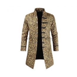 Traje de Corte de Jacquard Renacentista para Hombres