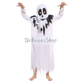 Disfraz de Esqueleto Infantil Fantasma Blanco