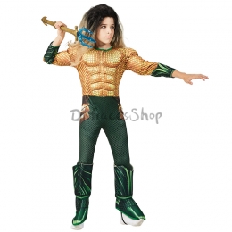Disfraz Superhéroe Traje de Aquaman para Halloween para Niños