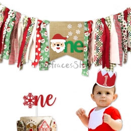 Papá Noel Tire de la Bandera Decoraciones de Navidad