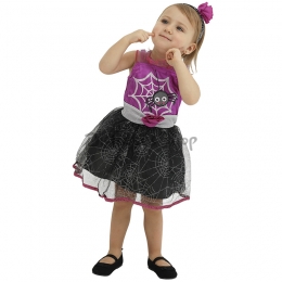 Disfraces Vestido de Araña de Halloween para Niñas
