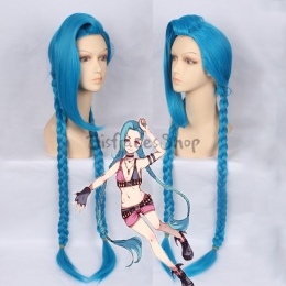 Pelucas de Cosplay Liga de Leyendas Jinx