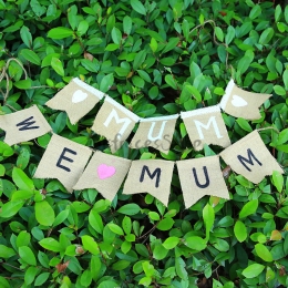 Tema del Día de la Madre Tire de la Bandera Decoración de Vacaciones