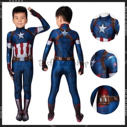Disfraces de Capitán América en Spandex para niños de Age of Ultron - Personalizado