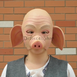 Sombrero de Cerdo con Orejas Grandes Máscara de Halloween