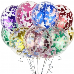 Globo Transparente con Lentejuelas Decoraciones de Boda