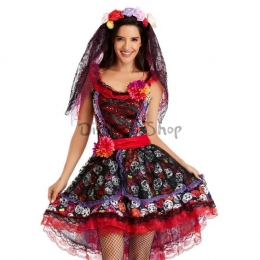 Disfraces Vampire Demon Ghost Bride Style de Halloween de Miedo