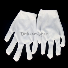 Guantes Blancos Accesorios de Halloween