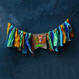 Zorro Tire de la Bandera Decoración de Cumpleaños