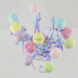 Varilla Redonda Cumpleaños Decoración